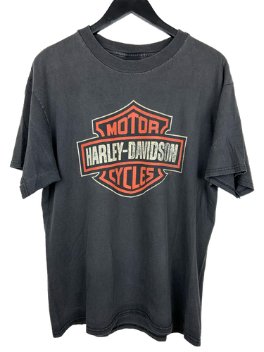 1996 HARLEY DAVIDSON BIG LOGO TEE - LARGE