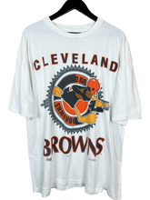 Load image into Gallery viewer, 1994 CLEVELAND BROWNS LOONEY TUNES ‘SS’ TEE - XXL