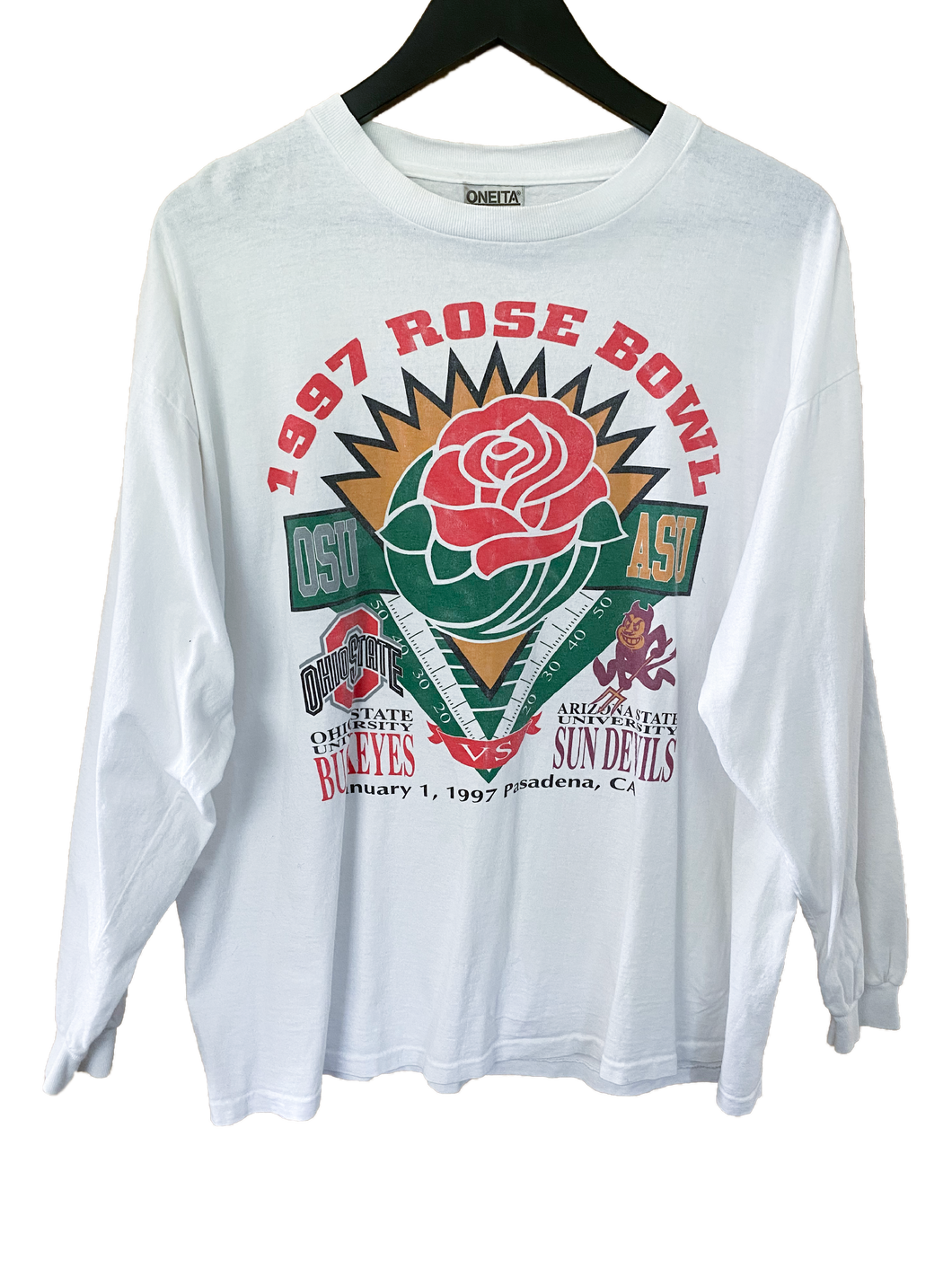 1997 ROSE BOWL LS TEE - XL