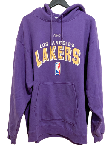 VINTAGE REEBOK LAKERS HOODIE - XL