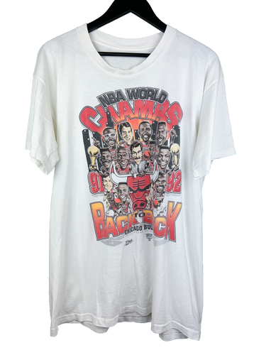 91/92 BULLS NBA CHAMPIONS ‘SS’ TEE - LARGE