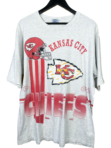 1993 KANSAS CITY CHIEFS AOP ‘SS’ TEE - XL