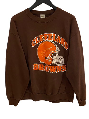 VINTAGE CLEVELAND BROWNS JUMPER - XL
